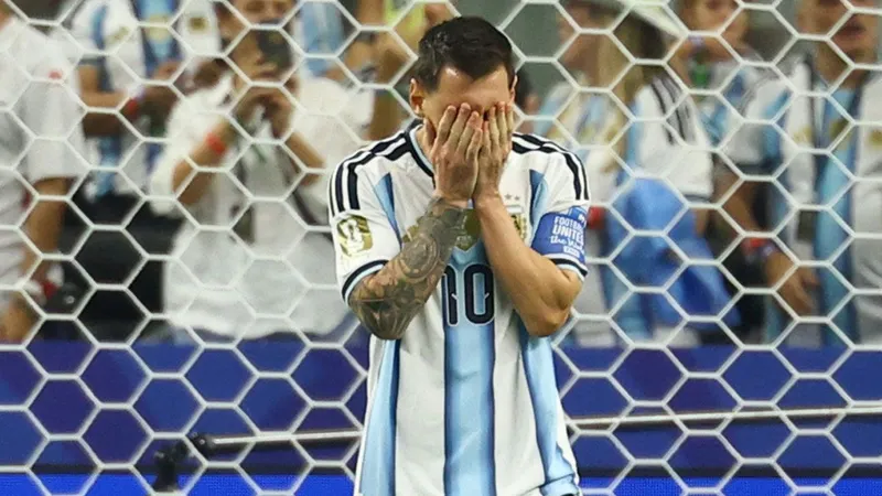 Lionel Messi falló el penal de la historia
