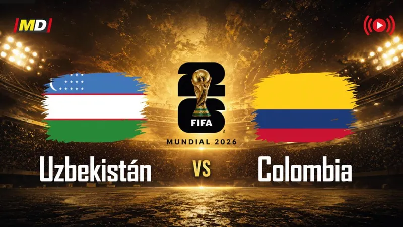 Uzbekistán - Colombia, en directo