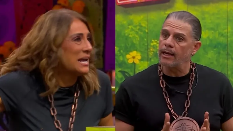 Azalia y Rafa Mercadante se gritan y “amenazan” dentro de La Granja VIP; él la acusa de insultar a sus hijas