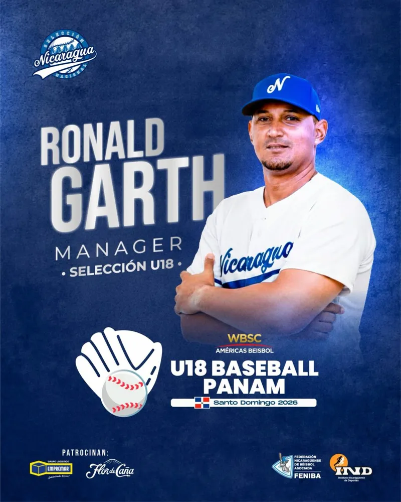 Ronald Garth asume el reto de dirigir a la Selección Nacional U18 de Nicaragua