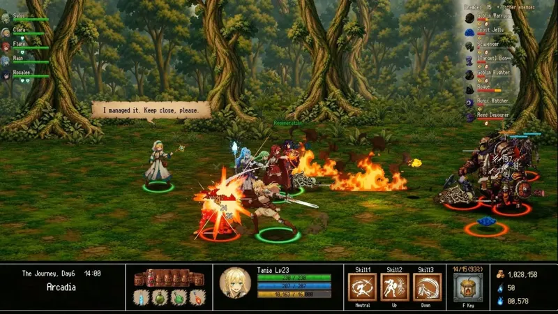 Este JRPG roguelite no sabía con qué animación de esprint quedarse, así que sus creadores mantuvieron las dos gracias a un innovador sistema de progresión