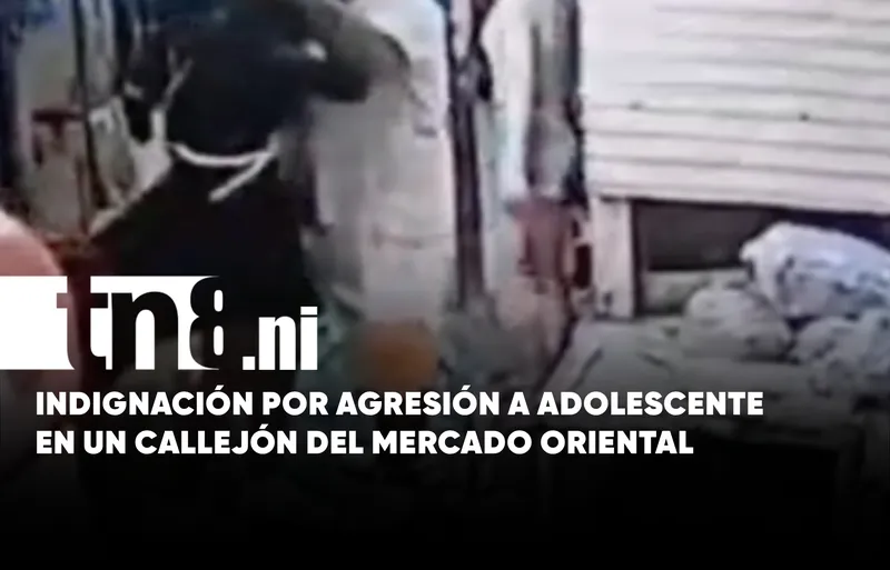Captan en cámaras a hombre agrediendo a una adolescente en el Mercado Oriental