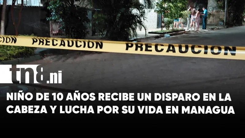Niño de 10 años resulta herido de bala en la cabeza en el barrio...