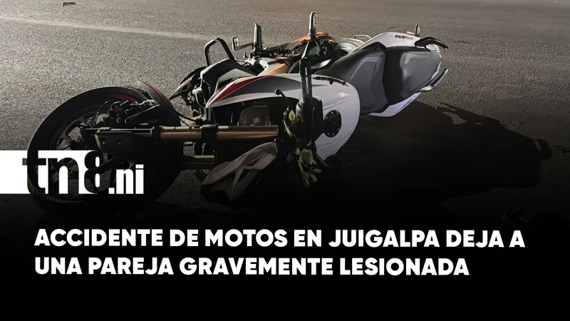 Joven delicado de salud tras colisión entre dos motocicletas en Juigalpa, Chontales