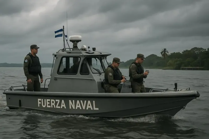 Fuerza Naval vigila baja presión y alerta a embarcaciones en Nicaragua