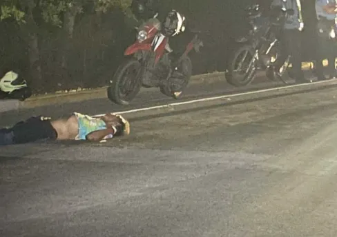 Hallan sin vida a adulto mayor tirado en la carretera Granada-Masaya