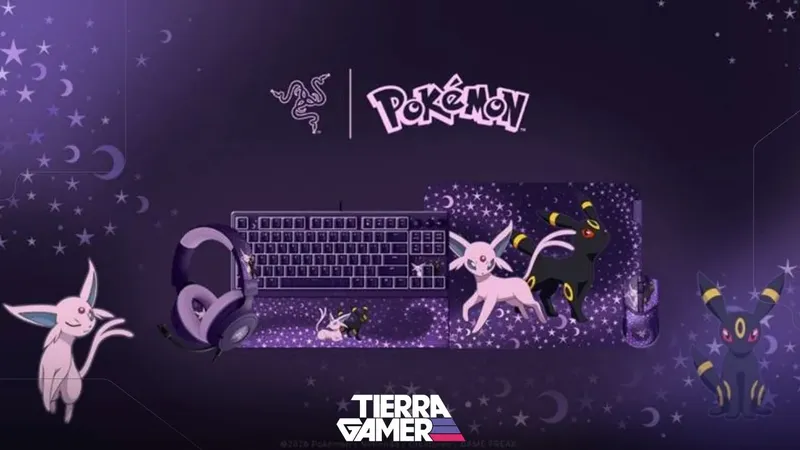 Pokémon y Razer anuncian una nueva línea inspirada en Espeon y Umbreon