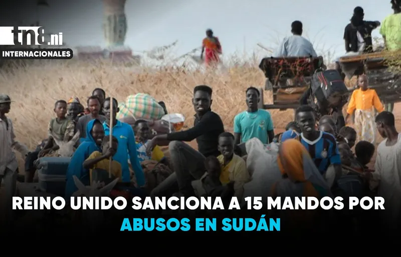Reino Unido sanciona a 15 mandos por abusos en Sudán