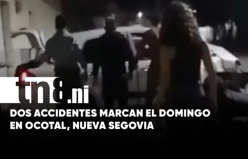 Accidente tras accidente: Ocotal vive una jornada complicada en las carreteras
