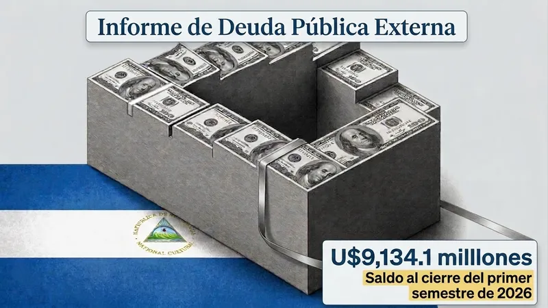 Desembolsos a la deuda externa nicaragüense superan los U$450 millones a junio 2026
