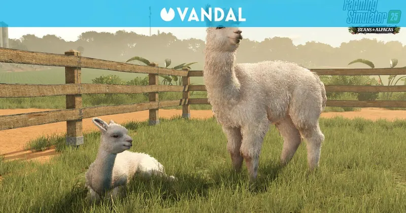 Farming Simulator 25 anuncia Beans & Alpacas, su nueva expansión con una región sudamericana, café y alpacas