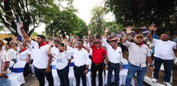 FAMILIAS DE EL VIEJO Y PUERTO MORAZÁN EXPRESAN SU FIRME RESPALDO A LA REFORMA CONSTITUCIONAL