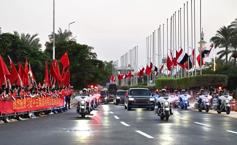 Xi parte de Egipto tras visita de Estado