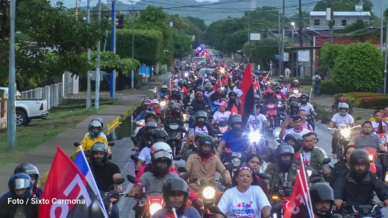 Rivas celebra el 47 aniversario de la Revolución Popular Sandinista con alegría y fervor revolucionario