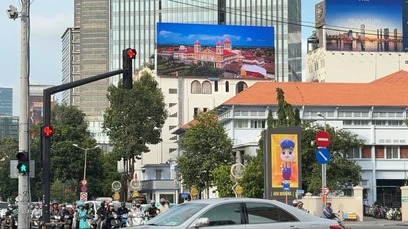 Atractivos turísticos de Nicaragua en pantallas gigantes en Vietnam
