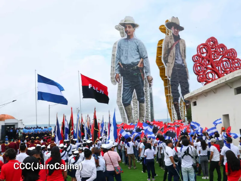 Izan banderas nacionales en honor al General Benjamín Zeledón