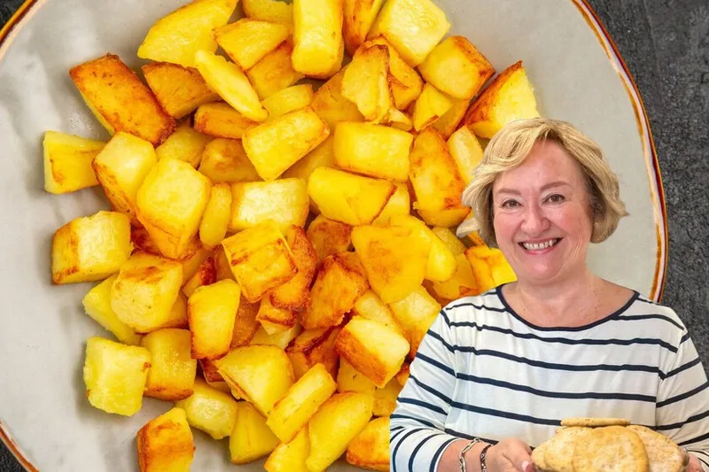 Isabel Fraga, cocinera casera: “Las patatas fritas perfectas en freidora de aire se cocinan primero en el microondas para que queden tiernas”