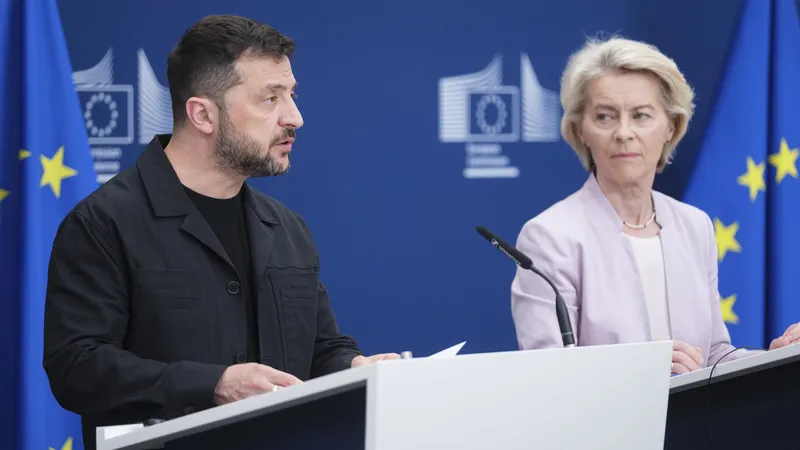 "Los europeos están molestos": ¿Qué se sabe de las tensiones entre Bruselas y Kiev por la ayuda financiera?