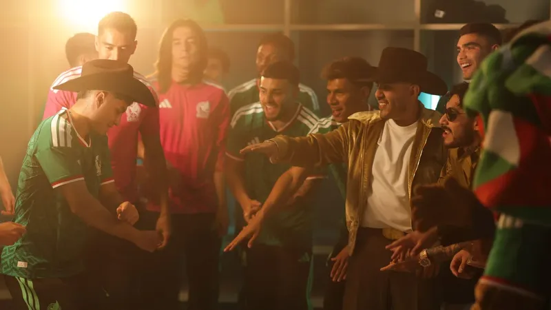 Grupo Frontera pone a bailar a la Selección Nacional de México en 'Un Solo Corazón', y así fue la grabación del video