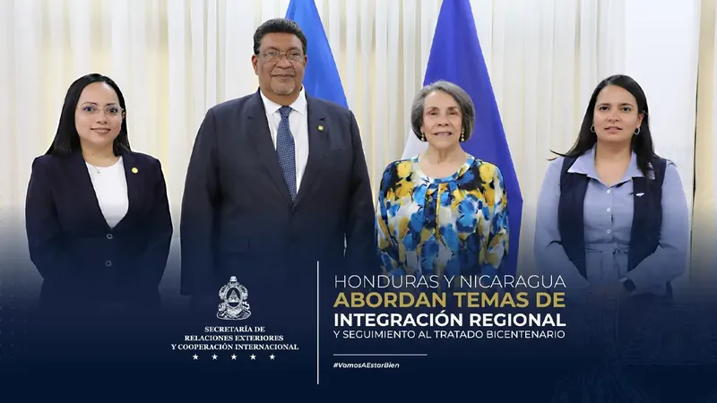 Nicaragua y Honduras reafirman compromiso con la convivencia pacífica en Centroamérica