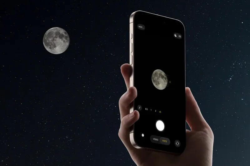 La razón por la que el iPhone no saca buenas fotos de la Luna: su app de cámara no está diseñada para ello, pero tiene solución