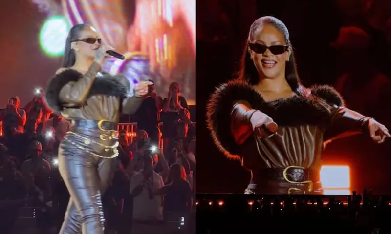 Rihanna sacude Nueva York con una sorpresiva aparición en vivo