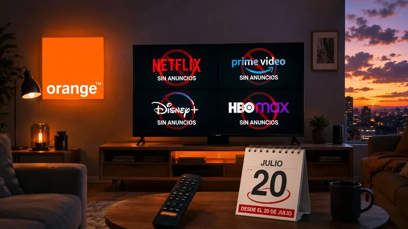 Orange cambia sus tarifas y pierde una gran ventaja: desaparecen los planes con streaming sin anuncios