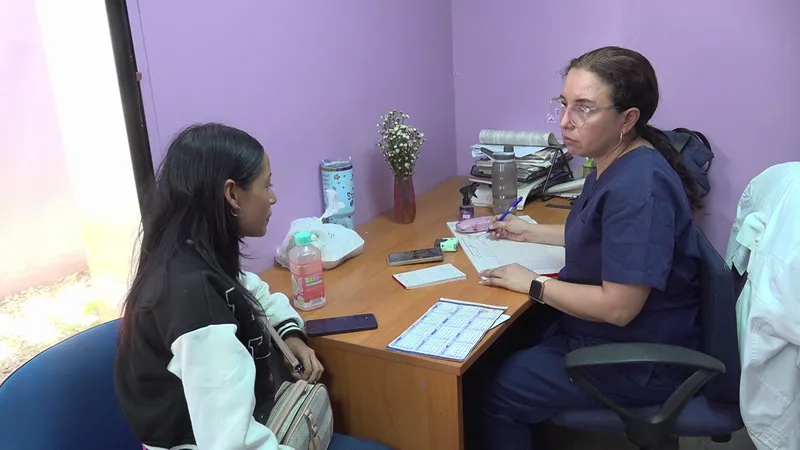 Managua: madres reciben atención médica en el Centro Materno Infantil Camila López