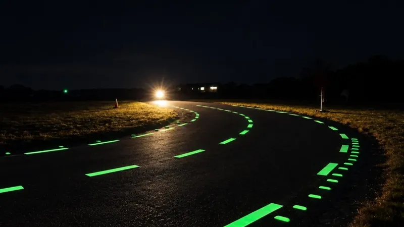Malasia creó carreteras que brillan en la oscuridad, pero descubrió un problema que podría acabar con esta tecnología