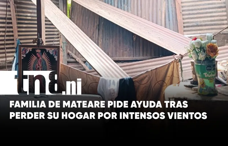 Fuertes vientos dejan sin hogar a familia de escasos recursos en Mateare