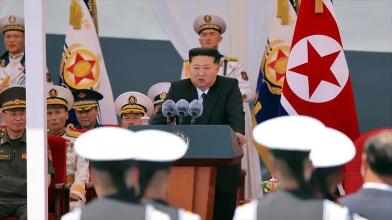 Kim anuncia expansión naval con buques de guerra equipados con armas nucleares