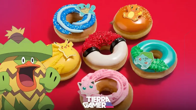 Pokémon y Krispy Kreme confirman que sus donas colaboración llegarán a México