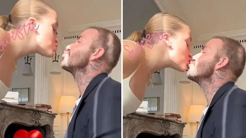 David Beckham presume el tierno gesto de su hija Harper durante su escapada al mar