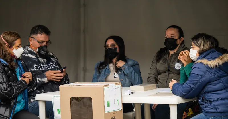 El tarjetón de las elecciones presidenciales 2026 en Colombia