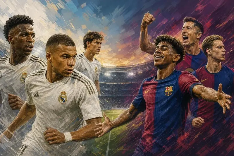 Real Madrid-Rayo Vallecano y Barcelona-Levante, en la jornada 4 de España