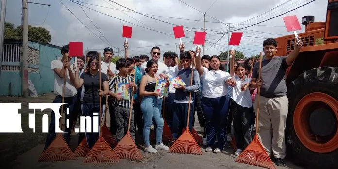 Villa Libertad se suma a campaña “Jugá Limpio” y elimina botadero ilegal en Managua