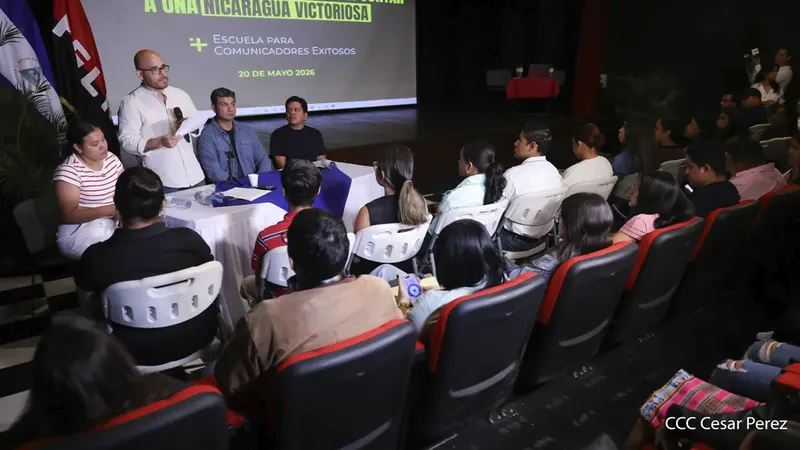 Comunicadores sandinistas fortalecen capacidades junto a especialistas venezolanos en Nicaragua