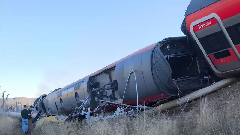 Un nuevo accidente de tren de Renfe deja numerosos heridos en Toledo