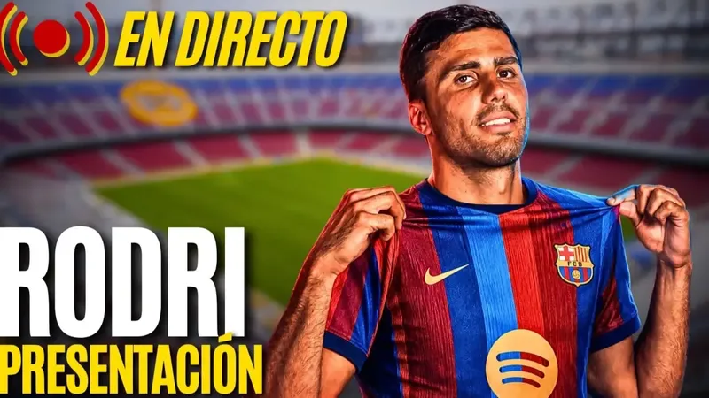 Sigue en streaming la presentación oficial de Rodri Hernández