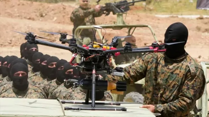 Drones de Hezbolá paralizan 80 % de ofensivas israelíes en sur del Líbano