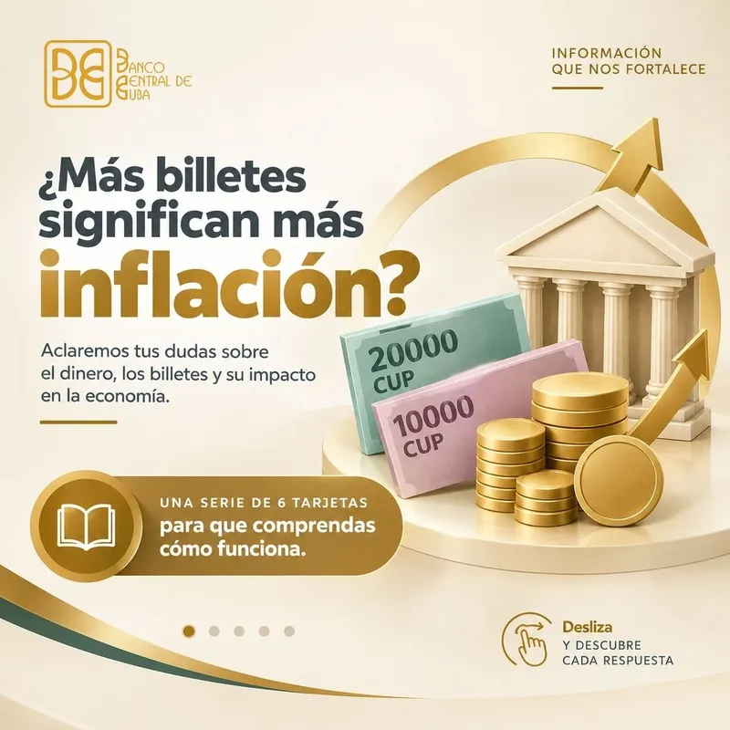Banco Central de Cuba: ¿Más billetes significan más inflación?