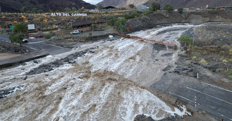 Tormenta invernal en Chile bloquea carretera clave y afecta operaciones mineras