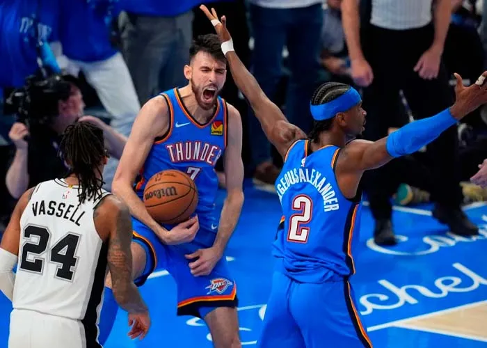 SGA lidera triunfo del Thunder e iguala final del Oeste