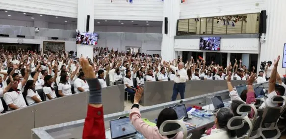 JUVENTUD PRESIDENTE, JUVENTUD DIPUTA@S RATIFICA SU RESPALDO A REFORMA CONSTITUCIONAL