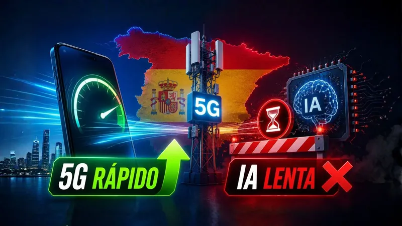 El 5G español aprueba en velocidad, pero suspende donde más importa para la IA