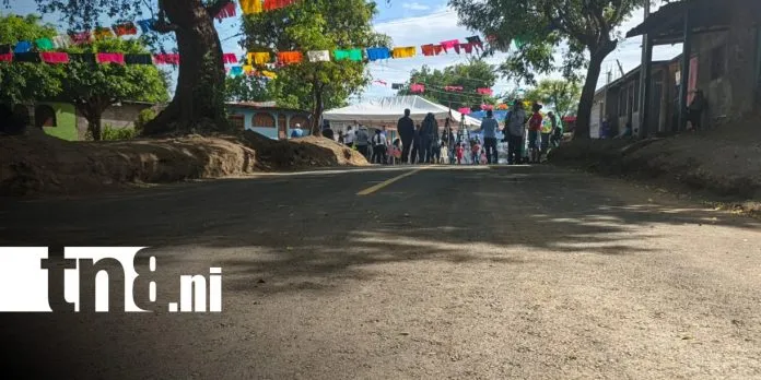 Managua: Entregan siete nuevas calles en el barrio Germán Pomares