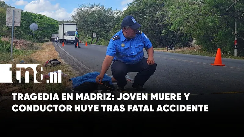 Trágico accidente en Madriz deja a joven muerto en la carretera Panamericana
