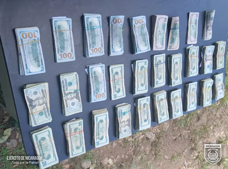 Ejército de Nicaragua incauta U$88,760, medicinas y mercadería ilegal en la frontera con Costa Rica
