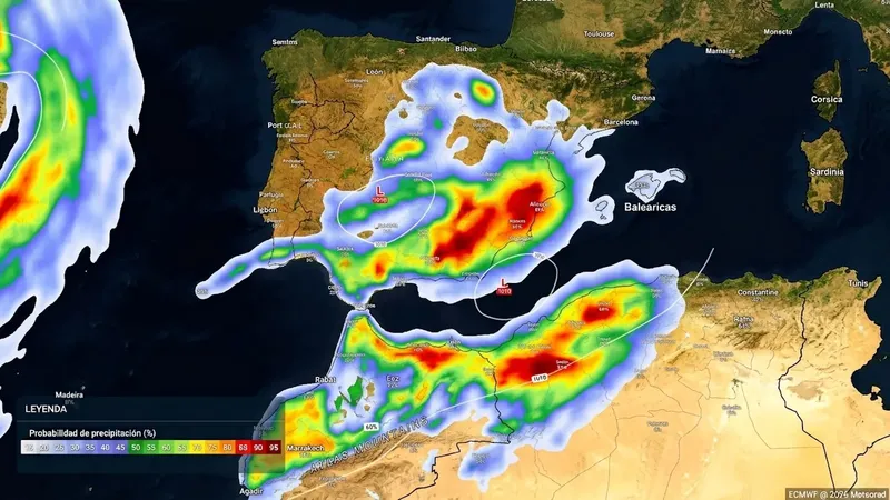 Meteored avisa de tormentas fuertes hoy en estas cuatro comunidades: se esperan 30 litros en una hora