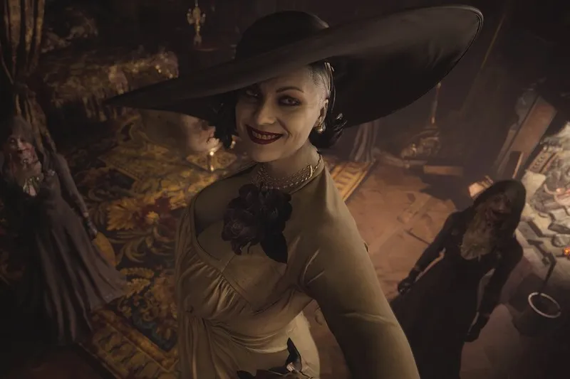 Para interpretar a Lady Dimitrescu en Resident Evil Village, su actriz tuvo que grabar las escenas mirando a las caderas de sus compañeros